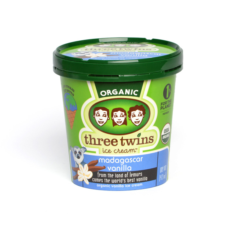 16 oz Pint-Sized White Ice Cream Containers with Lids