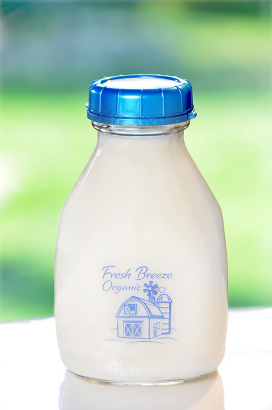 Glass Milk Bottle