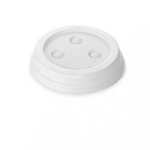 White Dome Lid for Paper cups