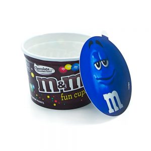 M&Ms - 3.5 ounce cup with tab lid