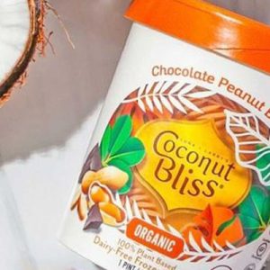 coconut bliss. sustainable ice cream packaging. eco friendly packaging. polyethylene packaging. plant-based ice cream. plant-based ice cream packaging.